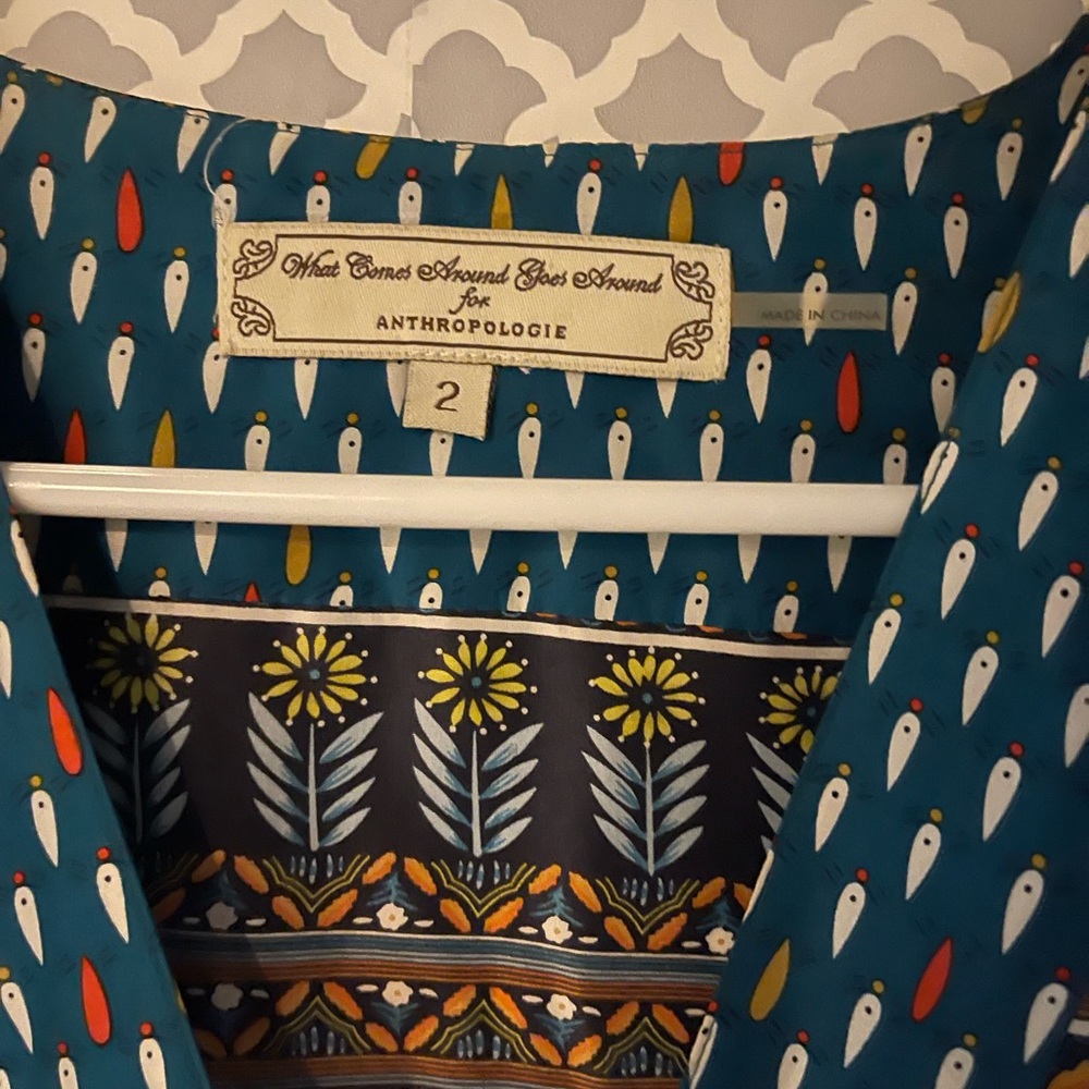 Anthropologie what comes around goes around Patterned Dress - Picture 4 of 4